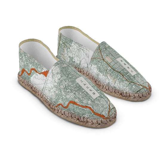 Espadrilles - Kyoto Map (Orange)