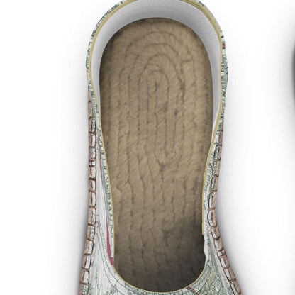 Espadrilles - Kyoto Map (Red)