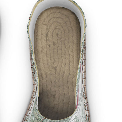 Espadrilles - Kyoto Map (Red)